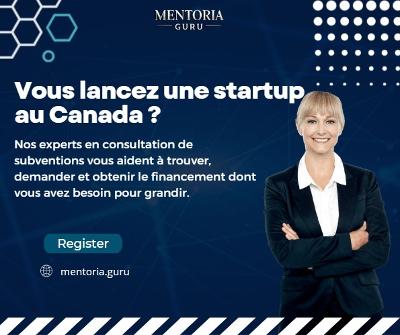 Canadian Startups: Secure Grants with Mentoria Guru's Assistance!
