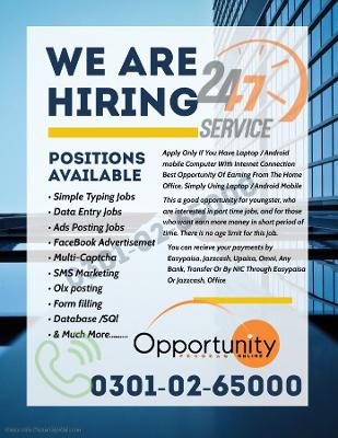 We are in need of creative students for online work – digital marketing
