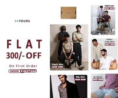 Beyours is a men's clothing brand  quality craftsmanship & honest pricing.