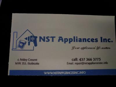 NST APPLIANCES INC