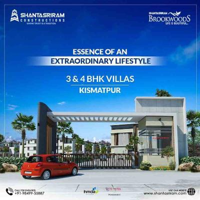 3 and 4bhk villas kismatpur | Shanta Sriram