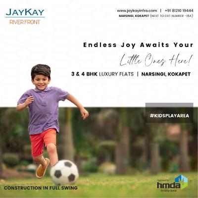 3 and 4BHK gated community apartments in Narsingi | JayKay Infra