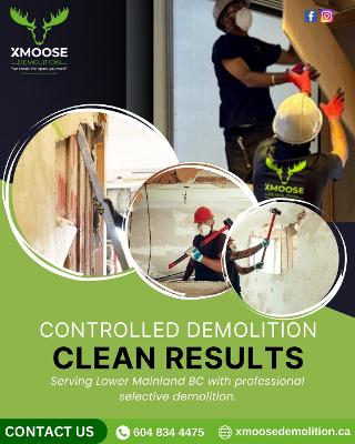 Expert Demolition Services in Burnaby by XMoose Demolition