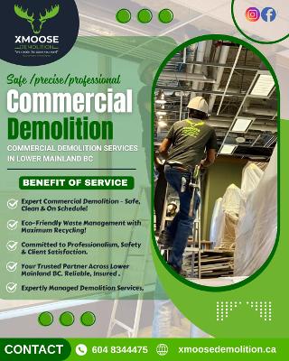 Top Commercial Demolition Services in Burnaby for Any Project
