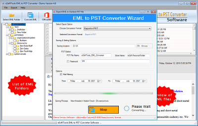 Check how to Import Multiple EML Files to Outlook?