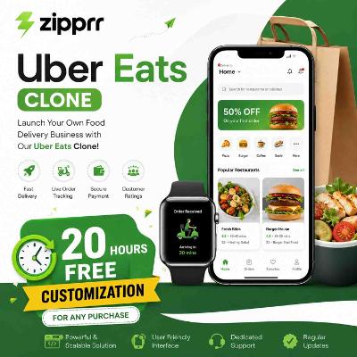 How One Founder Scaled Fast With Uber Eats Clone by Zipprr - Only $490