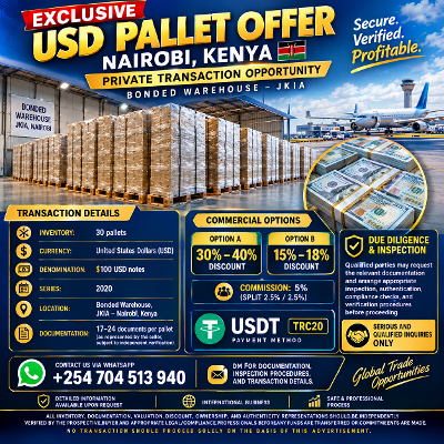 USD INVENTORY ACQUISITION OPPORTUNITY | NAIROBI, KENYA