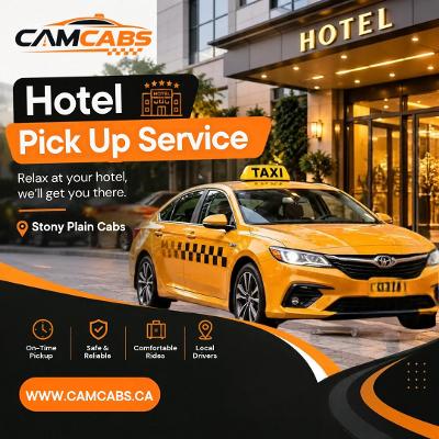 Reliable Hotel Pickup and Taxi Service in Stony Plain | St+Catharines