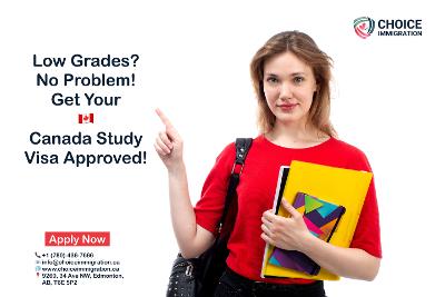 Low Grades? No Problem! Get Your Canada Study Visa Approved!