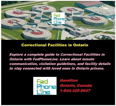 Correctional Facilities in Ontario
