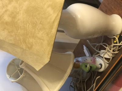 Vintage lamps with shades