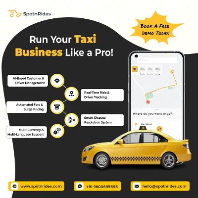 Upgrade Your Taxi Service with SpotnRides Advanced App Technology
