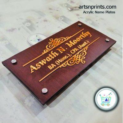 Explore elegant acrylic house nameplates at karnataka.artsNprints.com.
