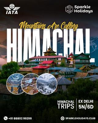 Tour Packages: 5N/6D Himachal Pradesh Trip from Ahmedabad with Sparkle Holidays