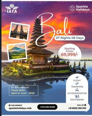 Tour Packages for Couples - 7N/8D Romantic Bali Experience for Sale