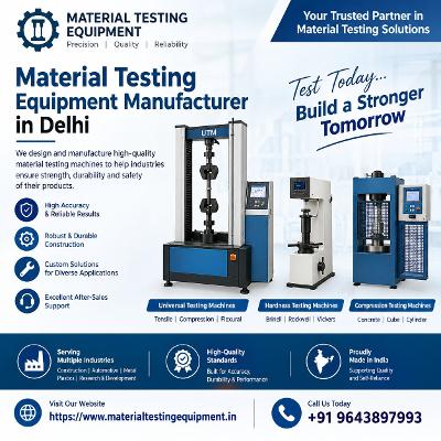 Material Testing Machine Manufacturer in Delhi