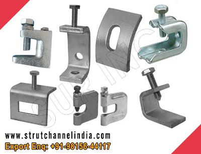 Strut Channels, Plain and Slotted Channels, Fasteners Bolts Nuts Washers Manufacturers Exporters in India +91-9815644117