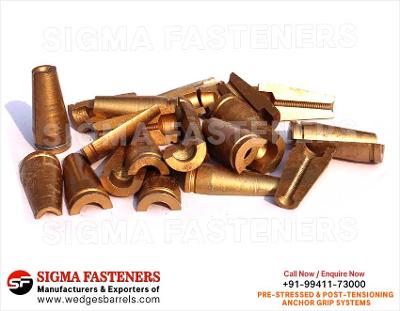 Construction Materials: Post Tensioning Wedges and Barrels for Sale