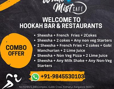 Hookah Lounge and Restaurant Bangalore