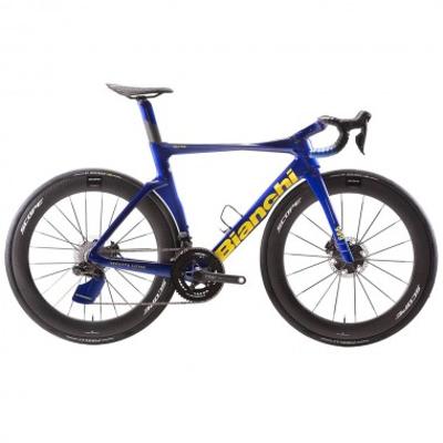 2025 Bianchi OLTRE RC Founder Edition: Blue Italia & Yellow Heritage | KINGCYCLESPORT
