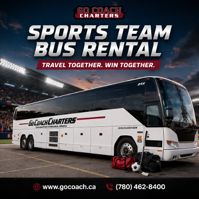 Bus Rental Service for School & Club Sports Teams in Edmonton