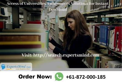 Find solutions for your assessments!