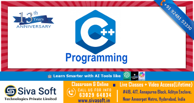 C++ Programming Language Training Course | Classroom and Online | Ameerpet  Hyderabad India