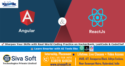 UI Development with Angular, React JS & AI Training Course | Classroom and Online |  Ameerpet Hyderabad India