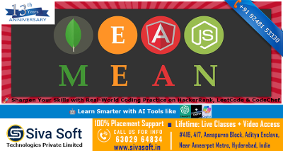 Full Stack UI MEAN + AI Training Course | Classroom and Online | Ameerpet Hyderabad  India