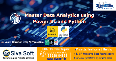 Power BI & Python (Data Analytics) Training Course | Classroom and Online | Ameerpet  Hyderabad India