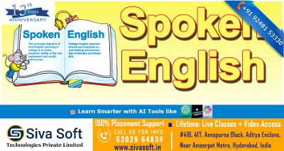 Spoken English Training Course | Classroom and Online | Ameerpet Hyderabad India