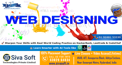 Web Designing (UI/UX) with AI Training Course | Classroom and Online | Ameerpet  Hyderabad India