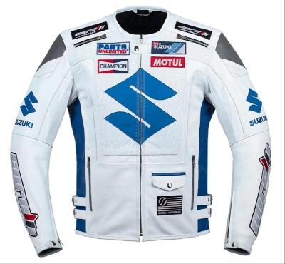 Suzuki motorcycle racing leather jackets