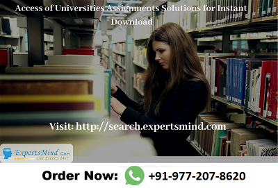 Get Customized Assignment Help Online at Expertsmind