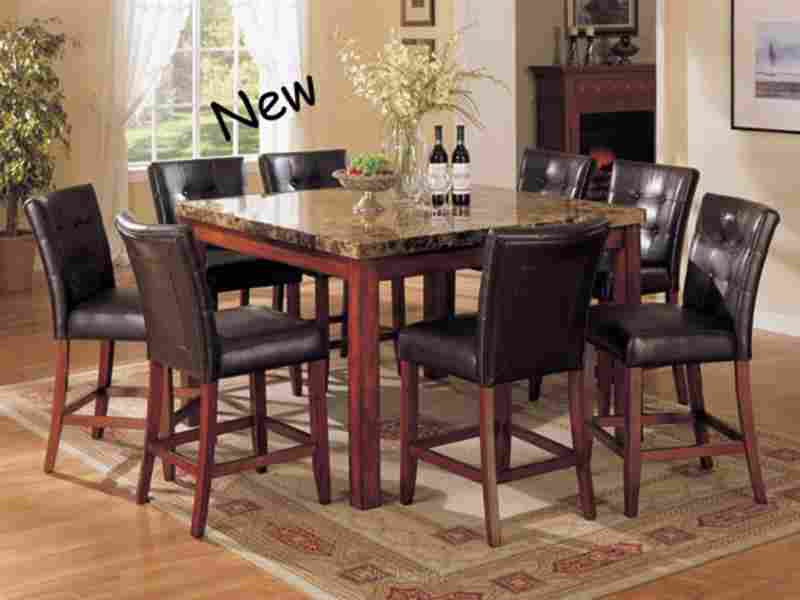 9Pc Marble Top Dinning Toronto Furniture Ontario
