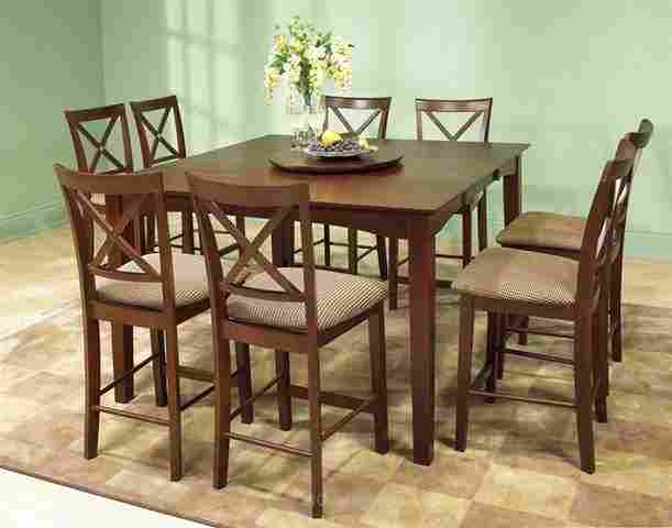 10 Pcs Dinette Set Orange Ville Furniture Toronto