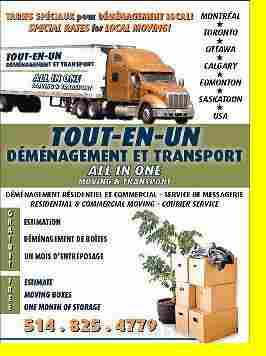 Moving Free Storage & Boxes Courier Service Available