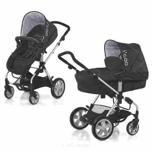 i'coo Pacific Stroller and Pram - Caviar