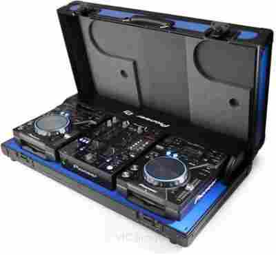 PIONEER DJM 400 / Pioneer CDJ 400 - CDJ PACKAGE Flight Case (BLU LIMITED EDITION)