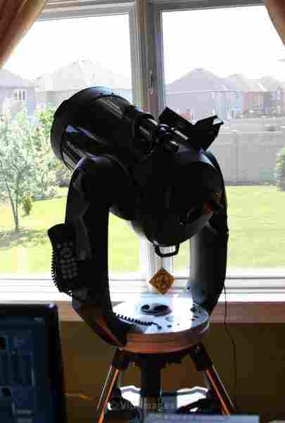 The Celestron CPC 1100 GPS computerized telescope with tripod