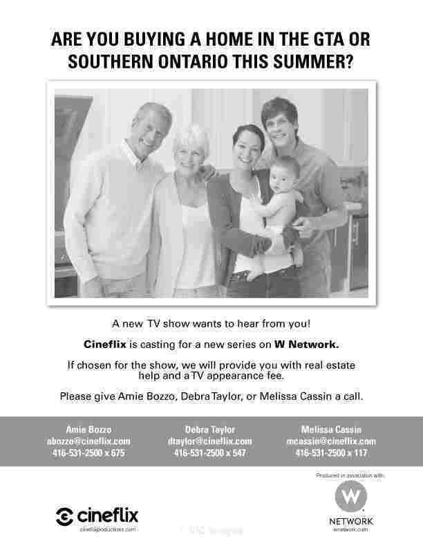 Families and Realtors Needed for New TV Show!
