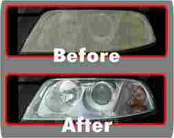 Headlight Restoration service