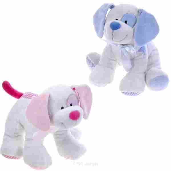 9 2 Assorted Color Puppy W/Rattle Case Pack 24