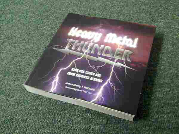 A new book of pictures "Heavy metal thunder, kick-ass cover art from kick-ass albums"
