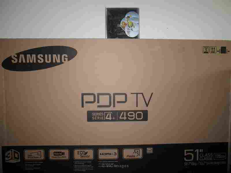 51" Samsung 3D Plasma TV  with 2 Pairs 3D Glasses