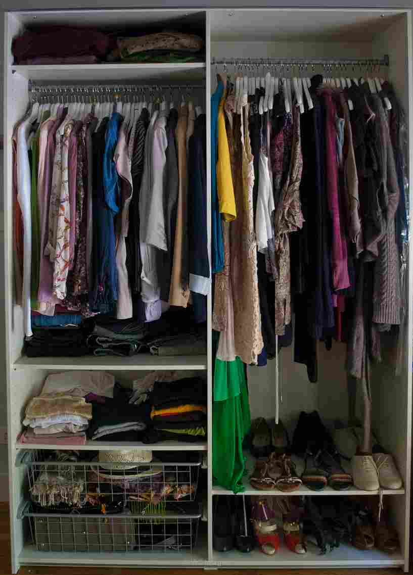 Armoire, commode, 2 tables chevet (blanc)