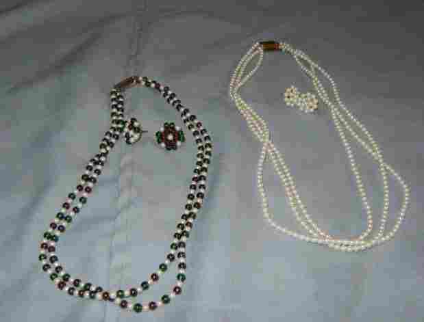Beautiful brand new beaded necklace sets for sale