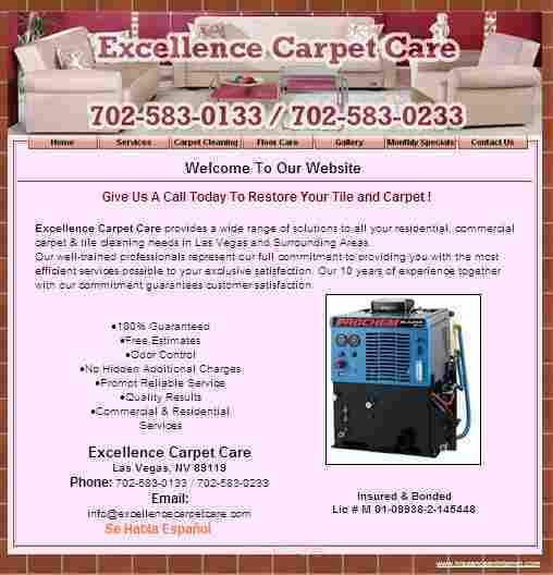 Carpet Cleaning Residential Services Las Vegas