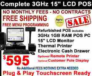 Complete POS Cash Register BUNDLE for Restaurant
