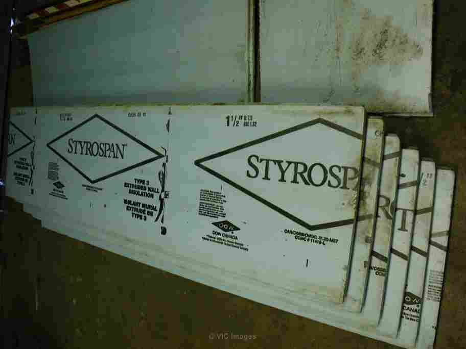 Stored Styrofoam Insulation - Less than half price - SAVE BIG $